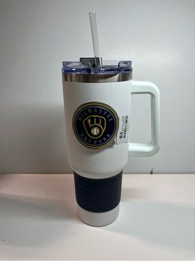 MLB Milwaukee Brewers Colossus Travel Mug - 40oz